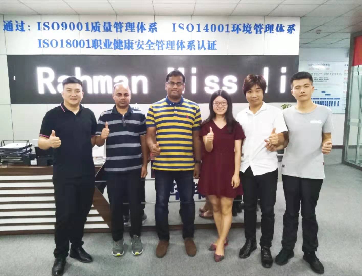 Indian customers visit our company to inspect LCD splicing screens, small-pitch LEDs and other products